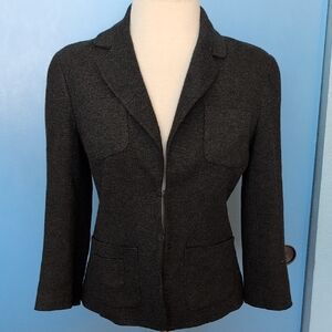 Trina Turk Cropped Women's Black Cropped Jacket Size S